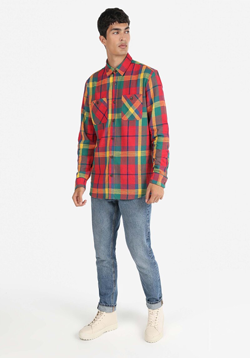 Зображення Сорочка З Довгим Рукавом Чоловіча Мультіколор Cl1064682