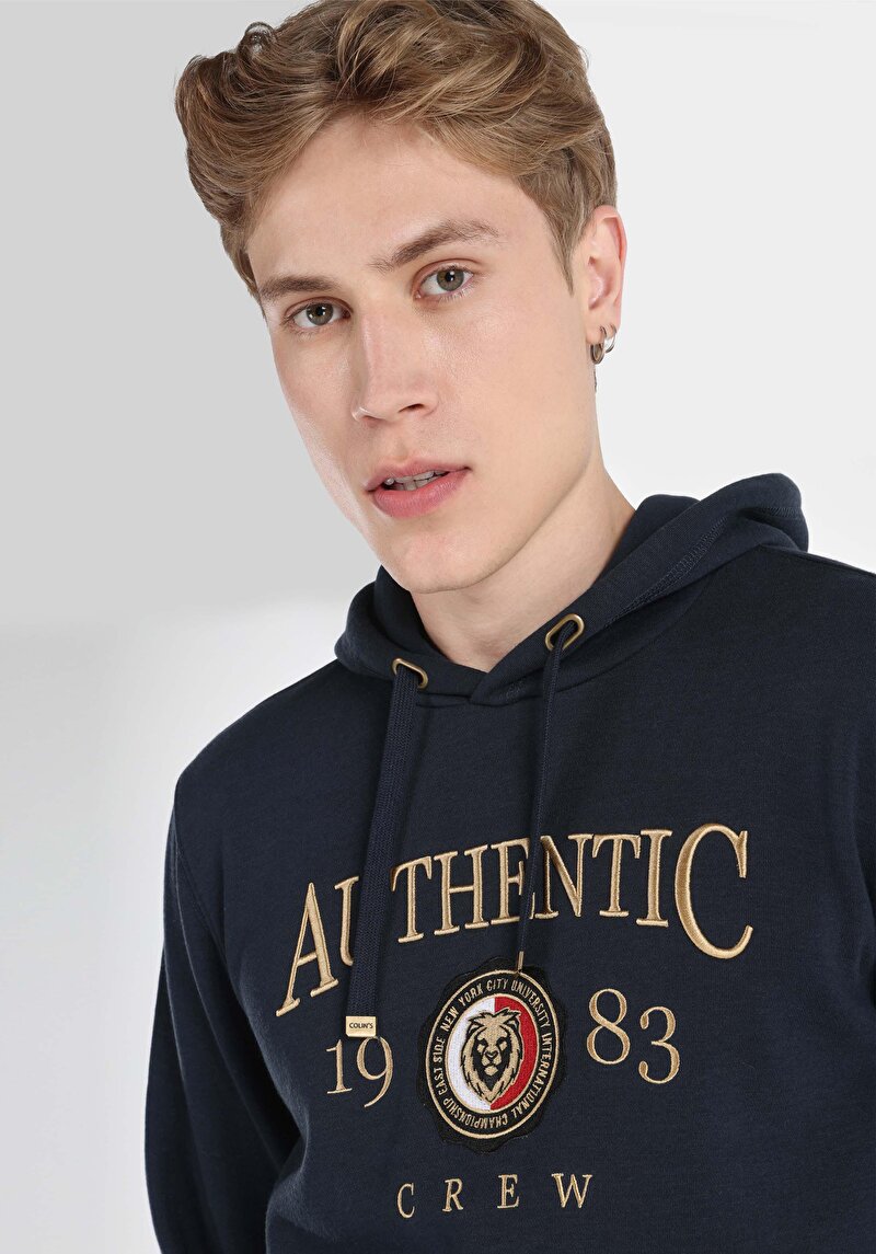 Показати інформацію про Толстовка Чоловіча Синя  Cl1064787