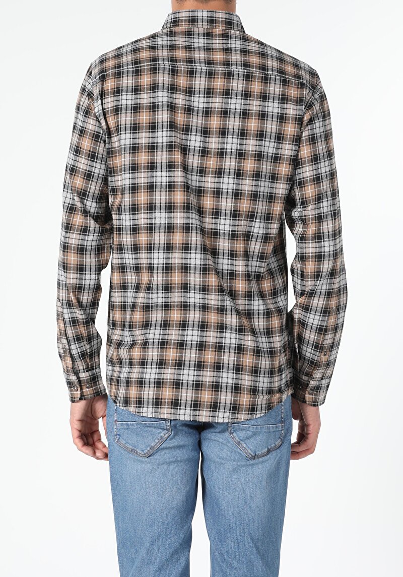 Зображення Сорочка З Довгим Рукавом Чоловіча Бежева  Cl1055045