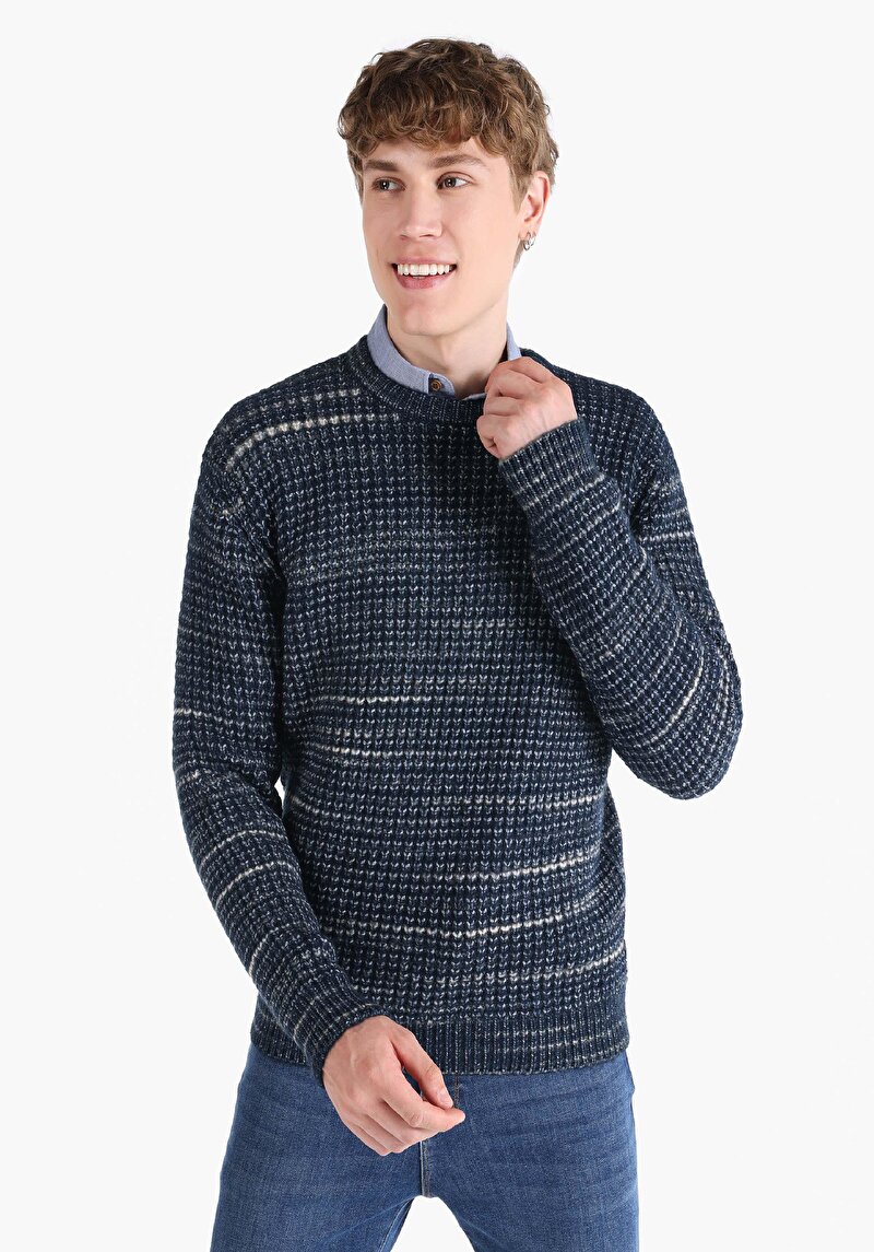 Зображення Светр Чоловічий Синій Cl1064866