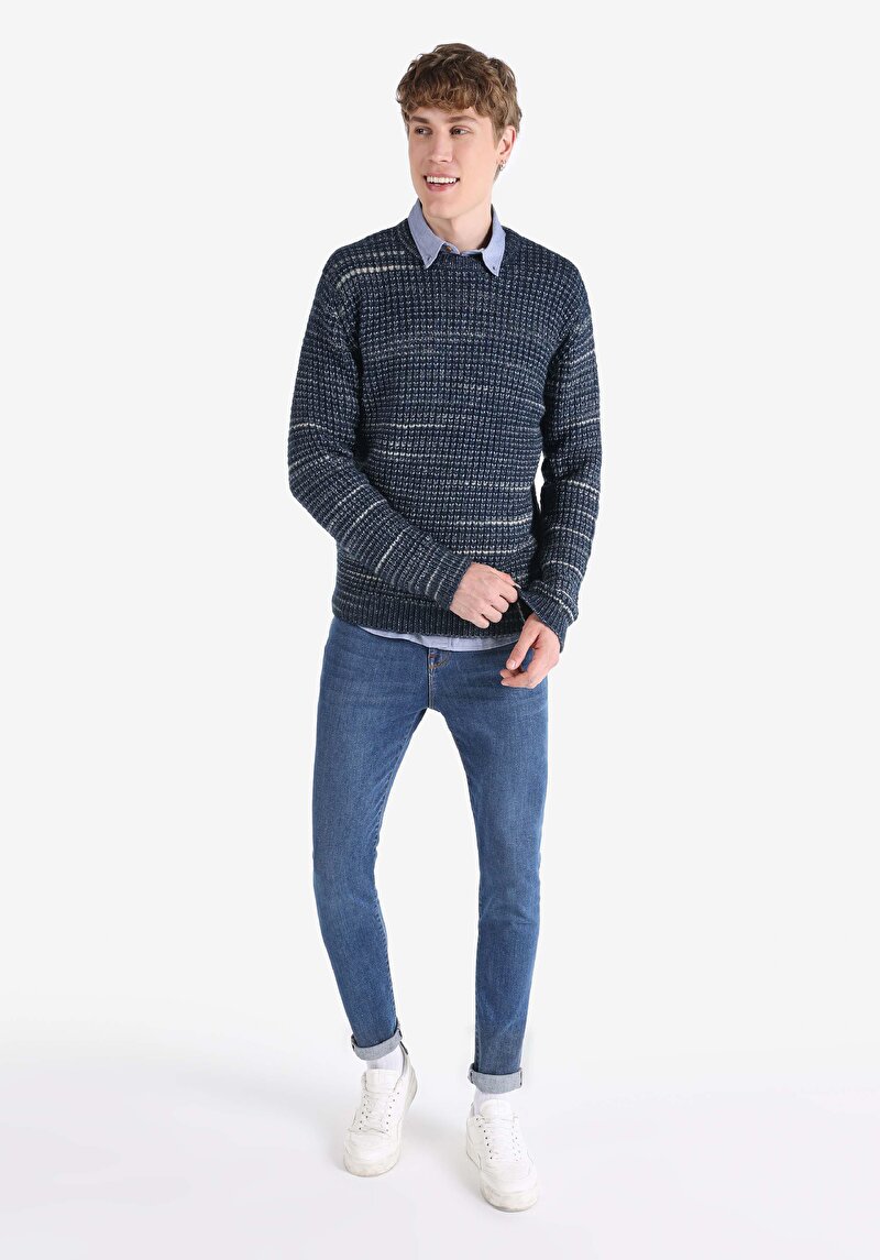 Зображення Светр Чоловічий Синій Cl1064866