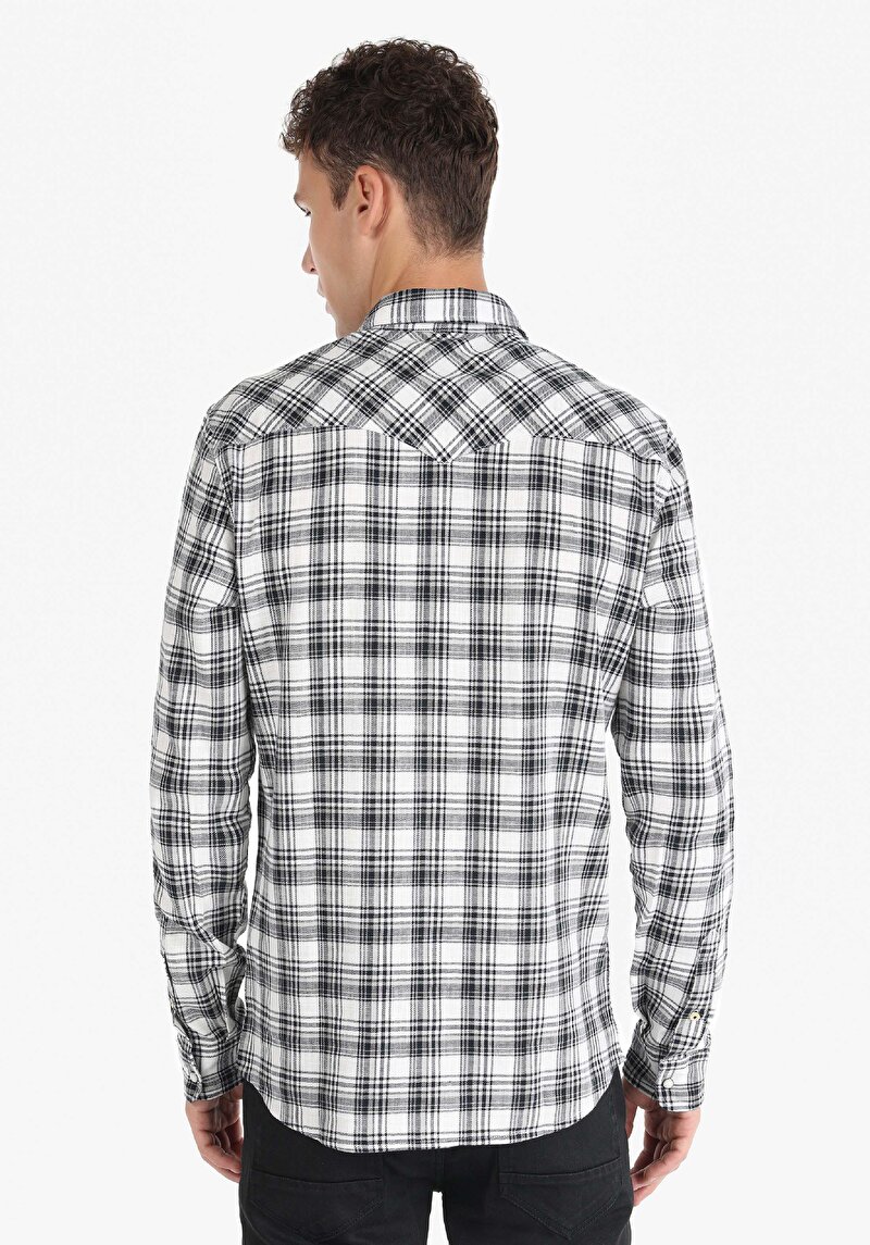 Показати інформацію про Сорочка З Довгим Рукавом Чоловіча Сіра  Cl1064909