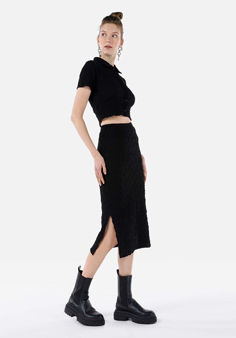 Показати інформацію про Спідниця Жіноча Чорна  Cl1068047