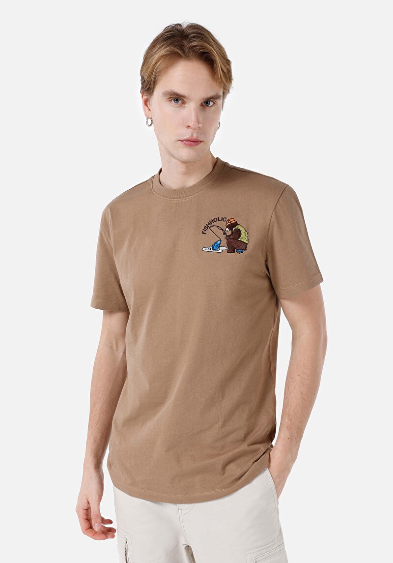 Зображення Футболка З Коротким Рукавом Чоловіча Сіра  Cl1068070