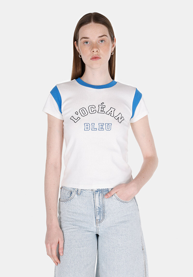 Зображення Футболка З Коротким Рукавом Жіноча Біла  Cl1073708