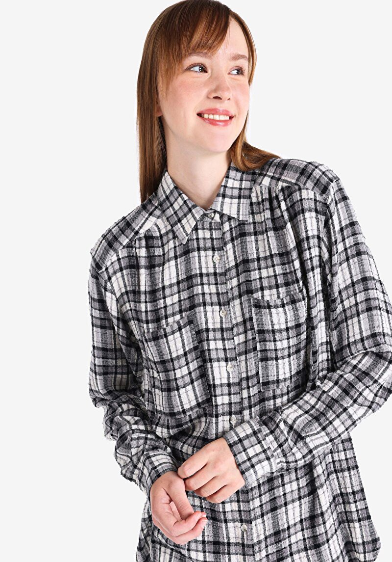 Показати інформацію про Сорочка З Довгим Рукавом Жіноча Чорна  Cl1065040