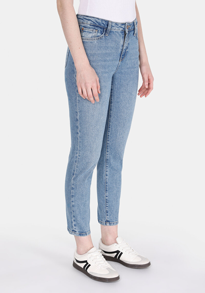 Зображення 703 Carla Джинси Жіночі Блакитні Вузького Крою Cl1073870