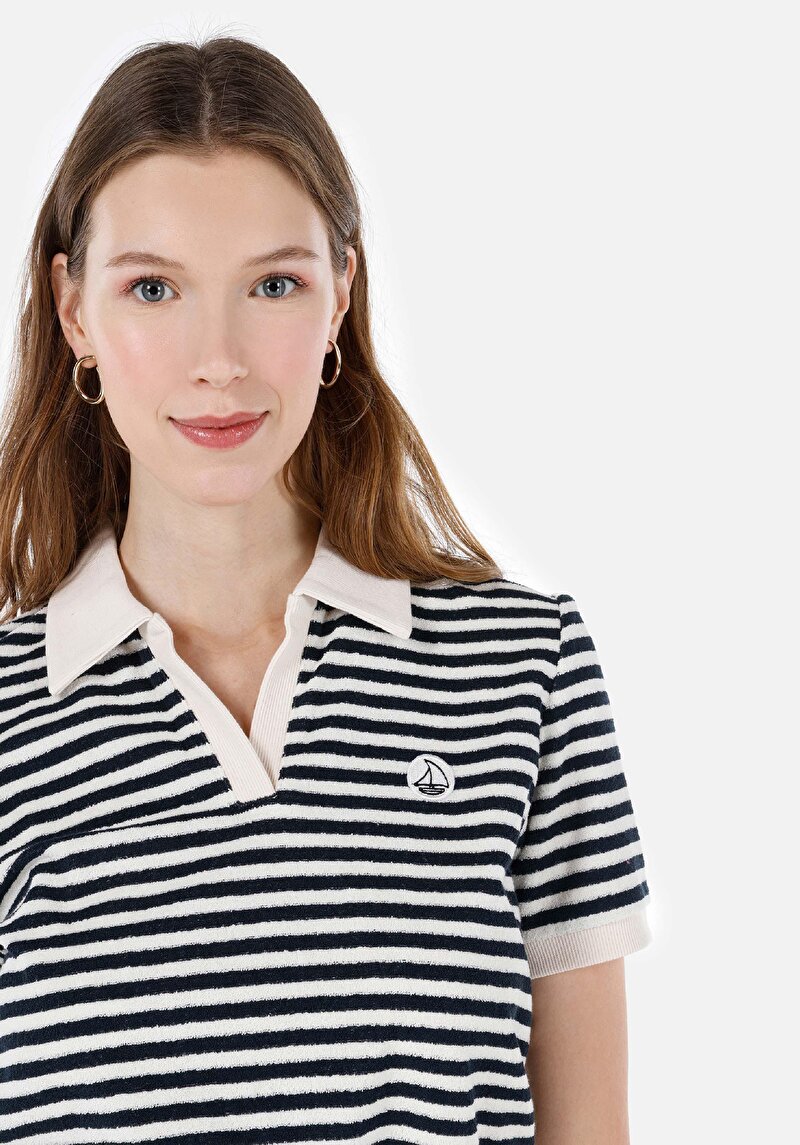 Показати інформацію про Футболка З Коротким Рукавом Жіноча Синя  Cl1068083