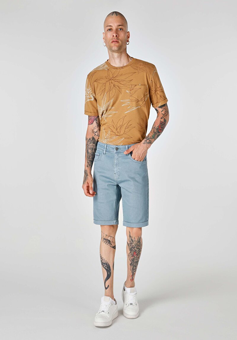 Зображення Шорти Чоловічі Блакитні  Cl1062644