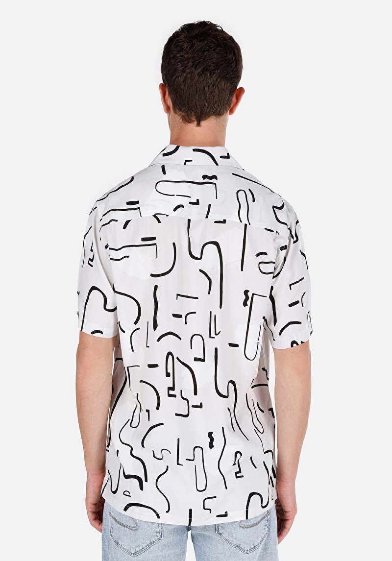 Зображення Сорочка З Коротким Рукавом Чоловіча Бежева Cl1068114