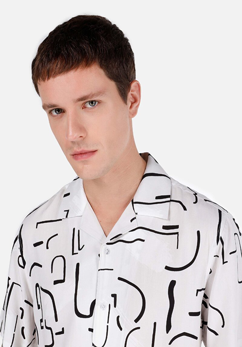 Зображення Сорочка З Коротким Рукавом Чоловіча Бежева Cl1068114