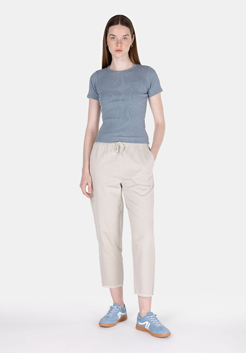 Показати інформацію про Футболка З Коротким Рукавом Жіноча Блакитна  Cl1074568