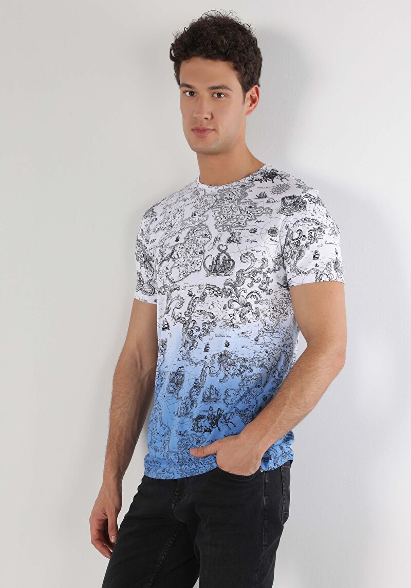 Зображення Футболка З Коротким Рукавом Чоловіча Біла  Cl1062683