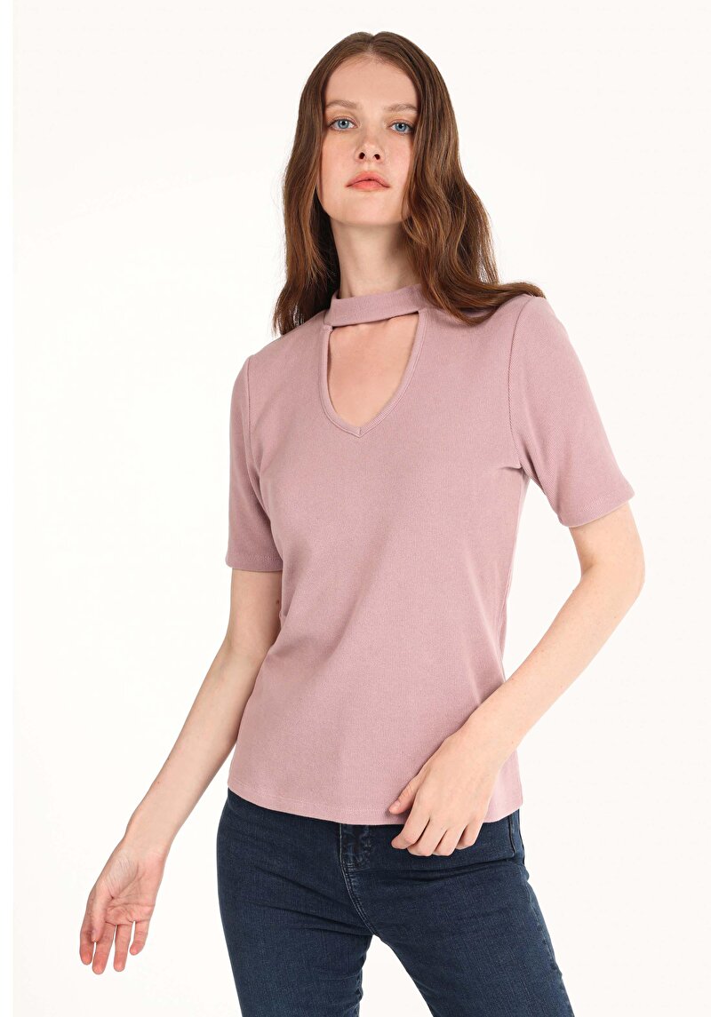 Зображення Футболка З Коротким Рукавом Жіноча Рожева  Cl1065127