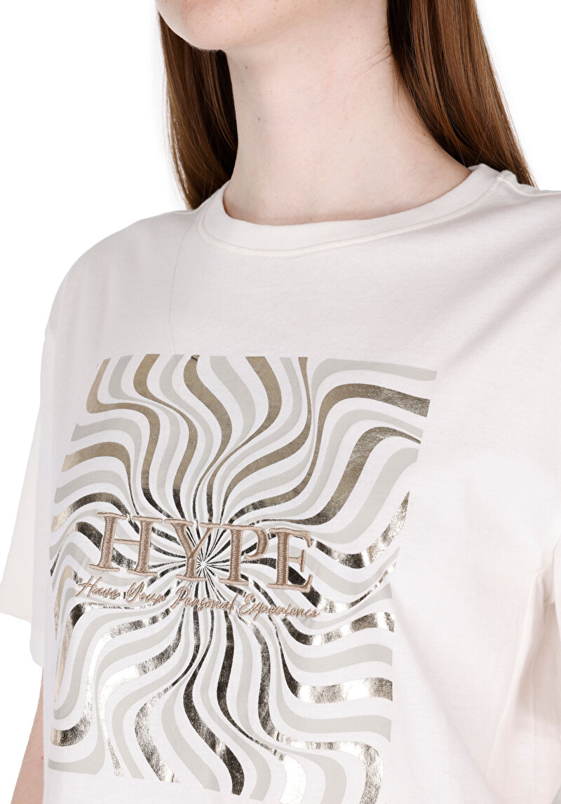 Показати інформацію про Футболка З Коротким Рукавом Жіноча Біла  Cl1074604