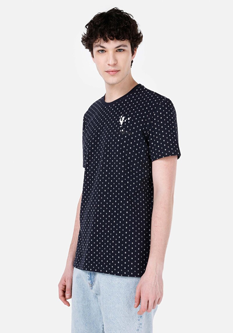 Зображення Футболка З Коротким Рукавом Чоловіча Синя  Cl1068264