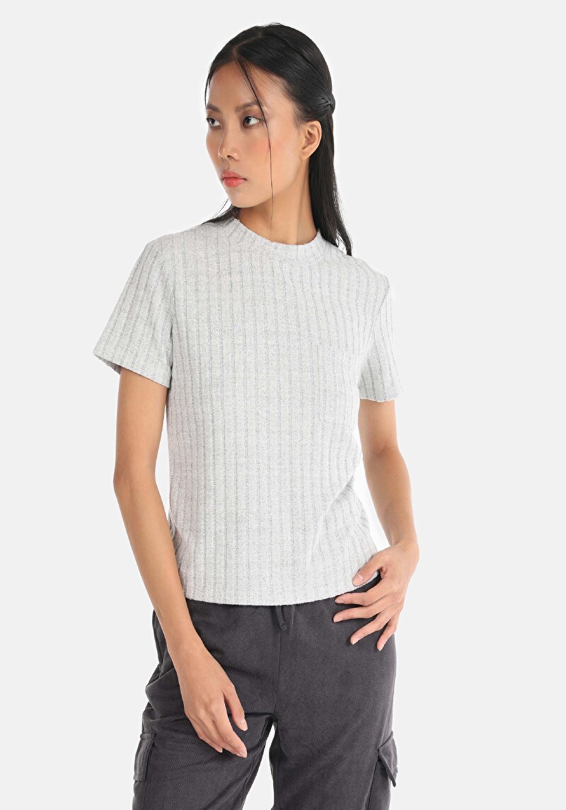 Зображення Футболка З Коротким Рукавом Жіноча Сіра  Cl1065182