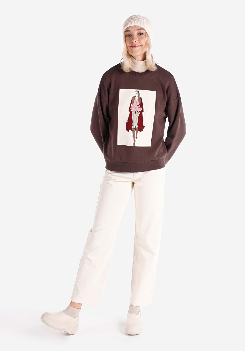 Показати інформацію про Толстовка Жіноча Коричнева  Cl1065190