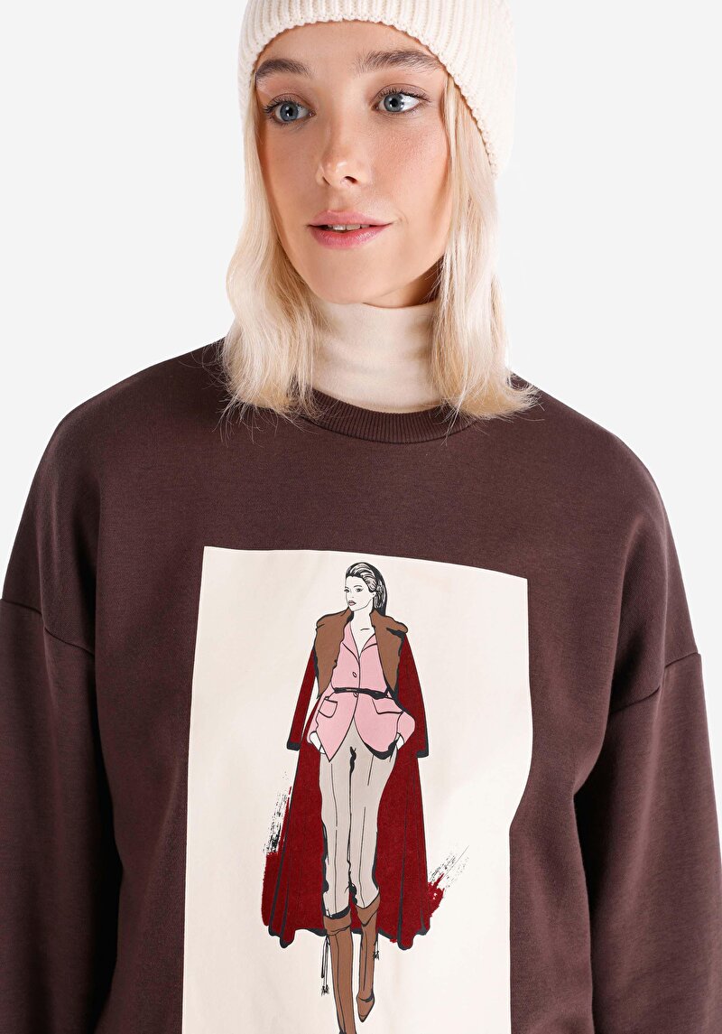 Показати інформацію про Толстовка Жіноча Коричнева  Cl1065190