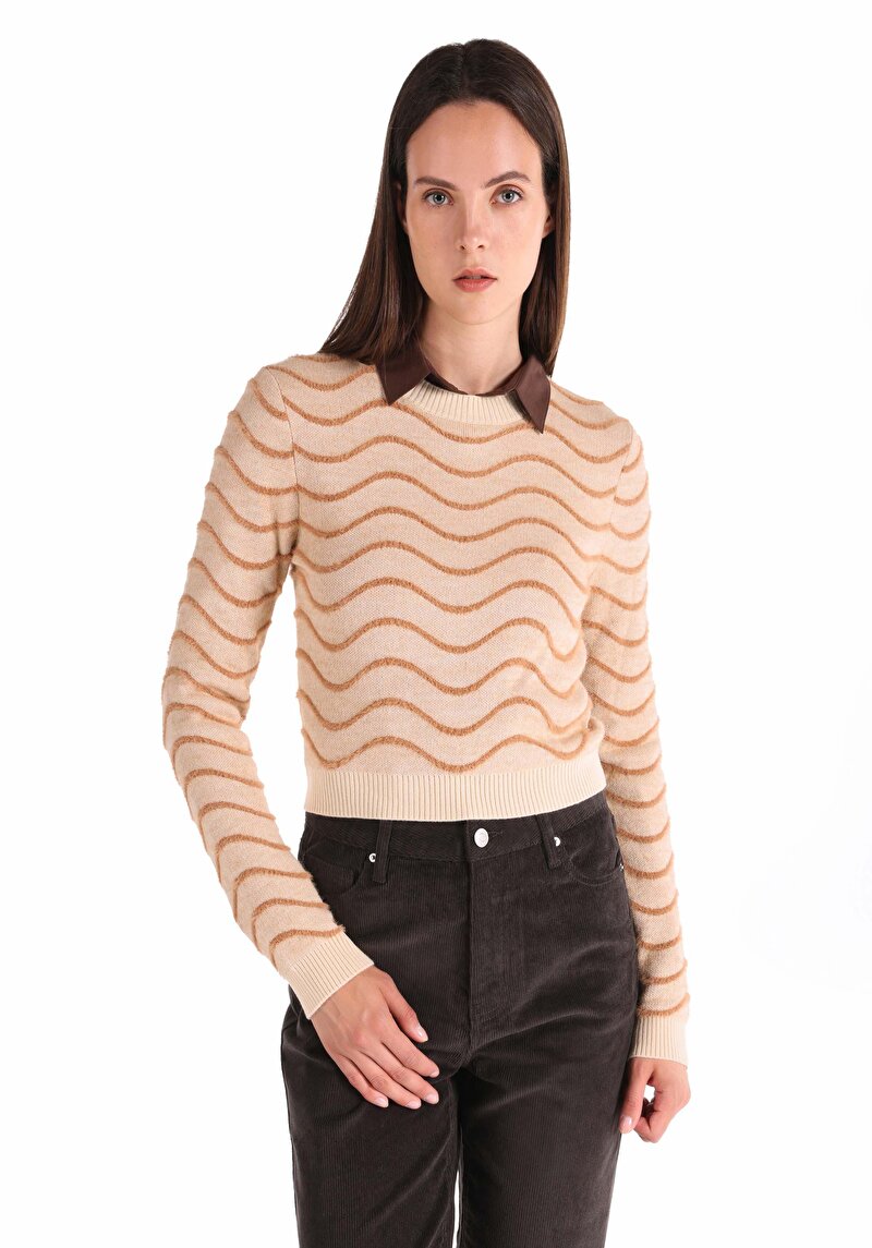 Зображення Светр Жіночий Бежевий  Cl1065283