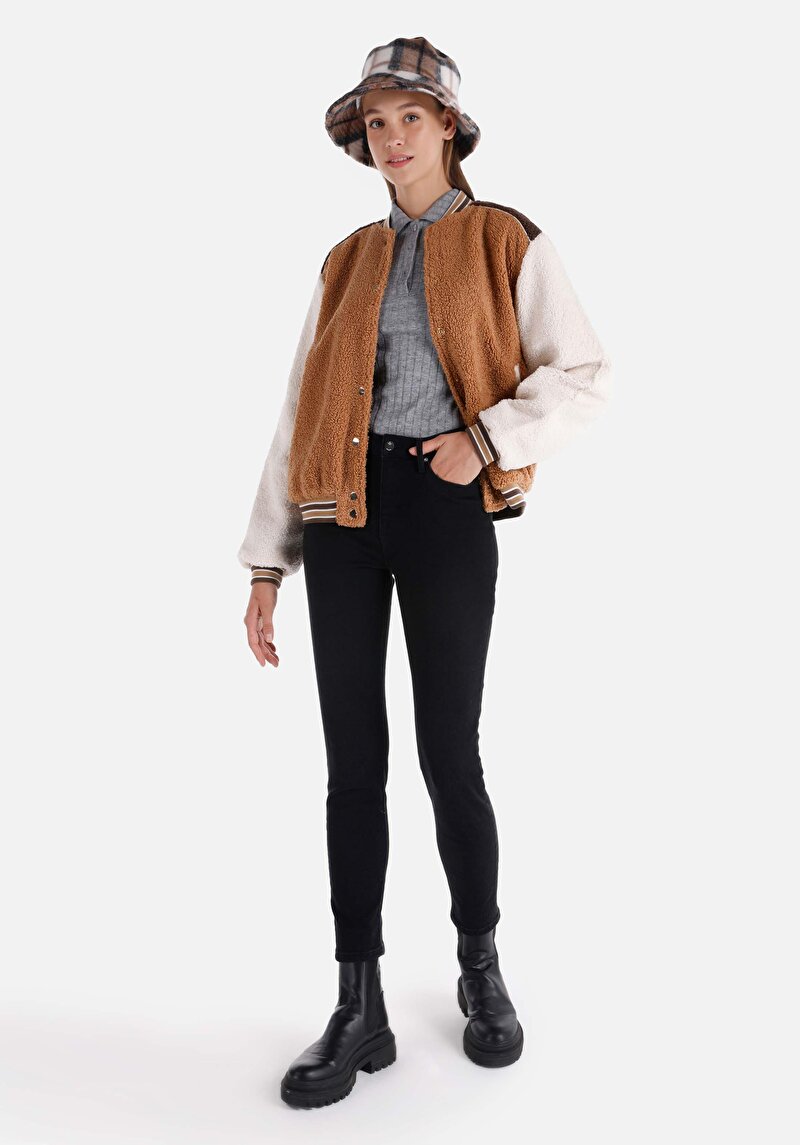 Зображення 703 Carla Джинси Жіночі Чорні Вузького Крою Cl1065302