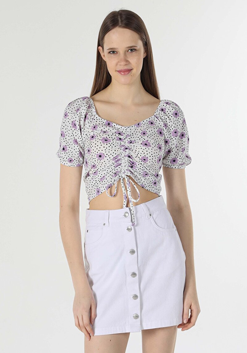 Показати інформацію про Футболка З Коротким Рукавом Жіноча Біла  Cl1058791