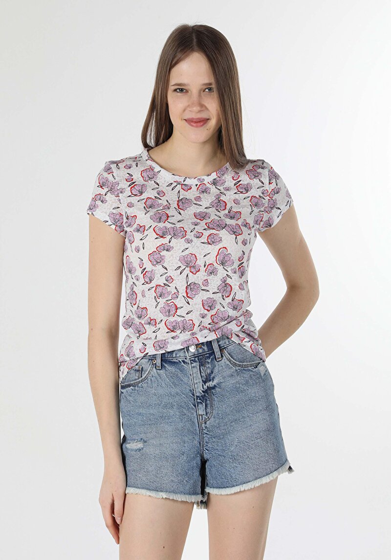 Зображення Футболка З Коротким Рукавом Жіноча Мультіколор  Cl1058792