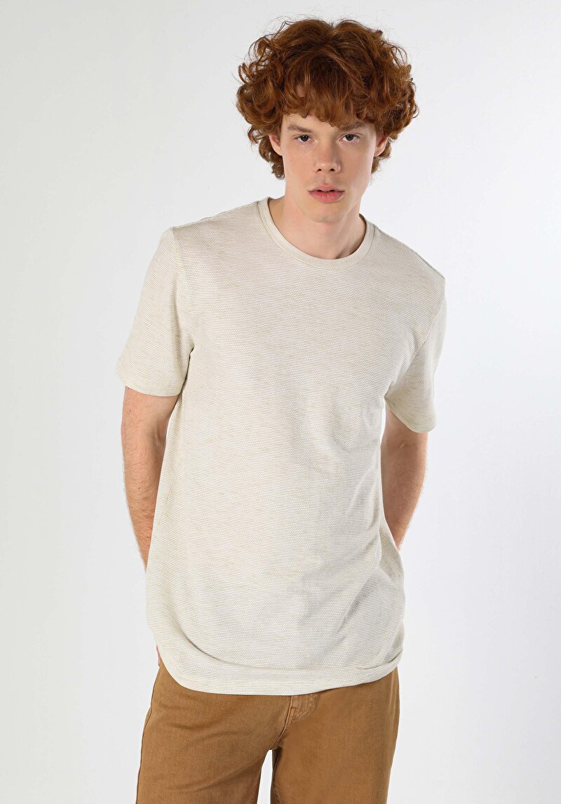 Показати інформацію про Футболка З Коротким Рукавом Чоловіча Біла  Cl1062866