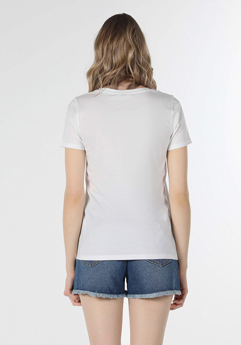Показати інформацію про Футболка З Коротким Рукавом Жіноча Біла  Cl1058802