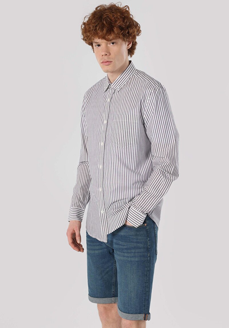 Зображення Сорочка З Довгим Рукавом Чоловіча Біла Cl1062880