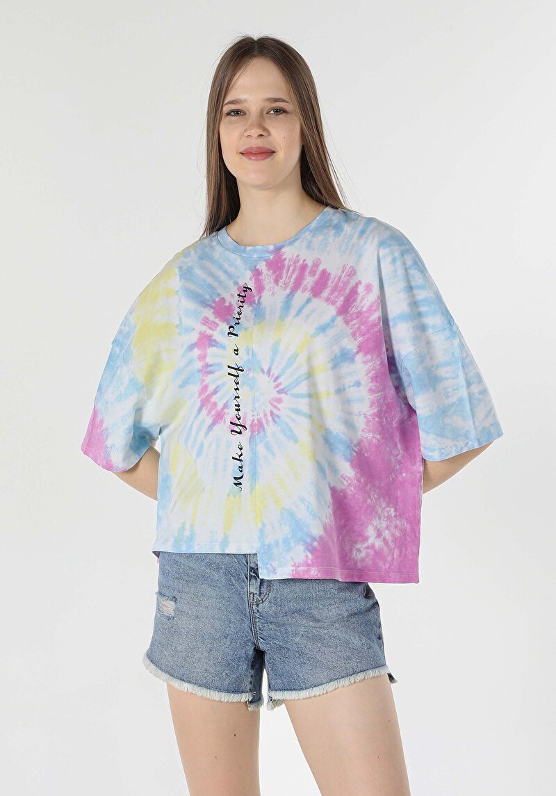 Зображення Футболка З Коротким Рукавом Жіноча Мультіколор  Cl1058811