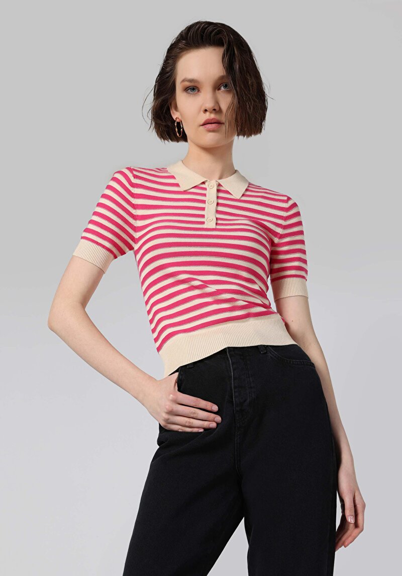 Зображення Футболка З Коротким Рукавом Жіноча Рожева  Cl1062909