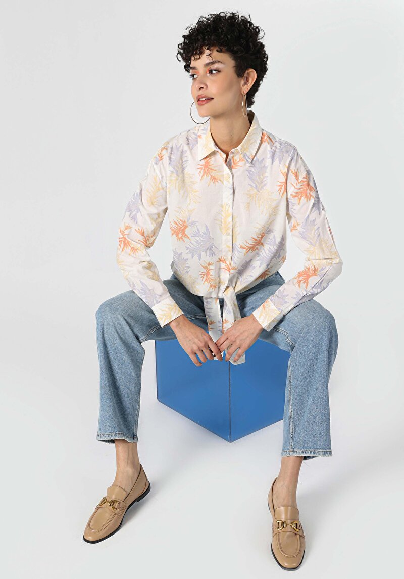 Зображення Сорочка З Довгим Рукавом Жіноча Мультіколор Cl1062912