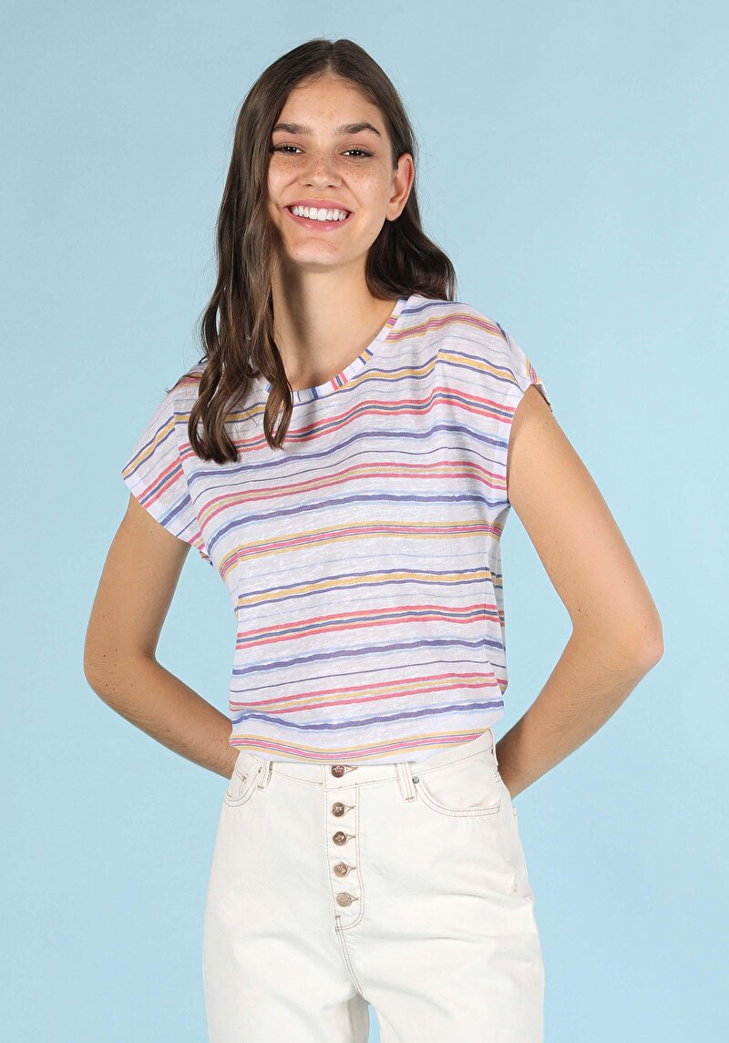 Показати інформацію про Футболка З Коротким Рукавом Жіноча Мультіколор  Cl1058935