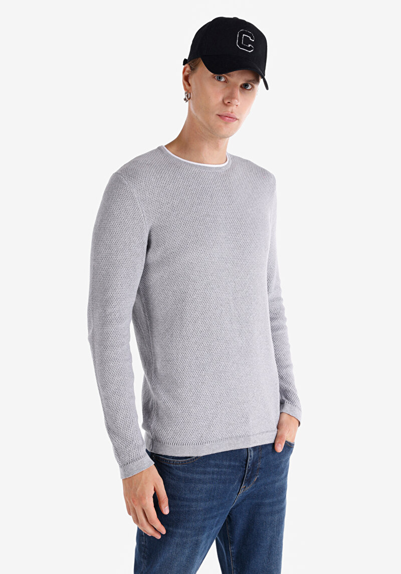 Зображення Светр Чоловічий Сірий Cl1065743