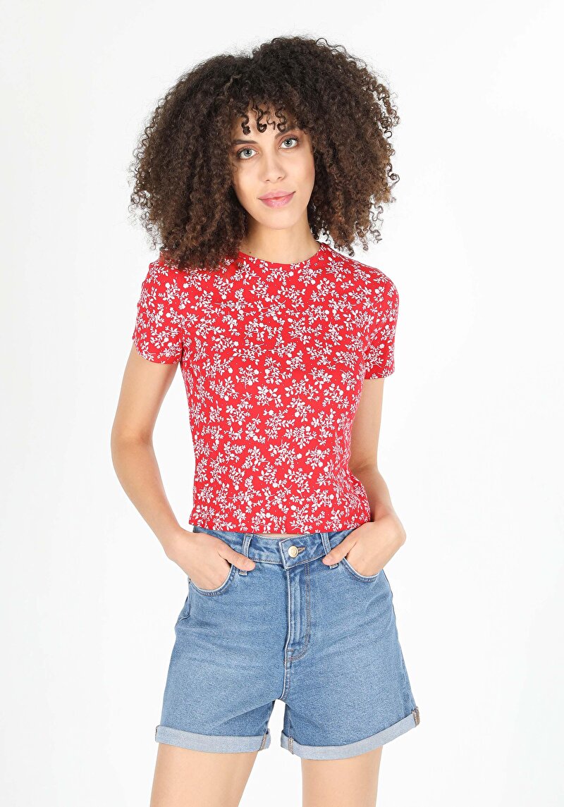 Зображення Футболка З Коротким Рукавом Жіноча Червона  Cl1058945