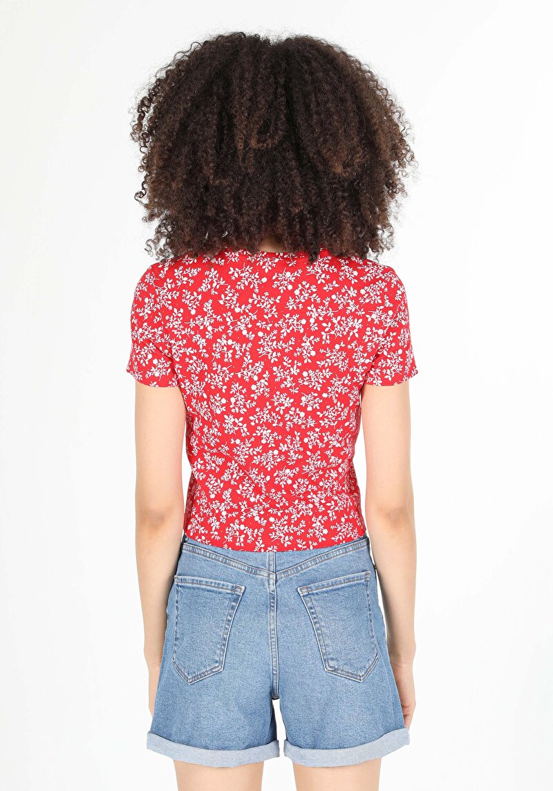 Показати інформацію про Футболка З Коротким Рукавом Жіноча Червона  Cl1058945