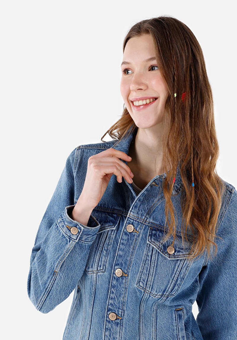 Показати інформацію про 340 Mirko Піджак Жіночий Блакитний  Cl1068639