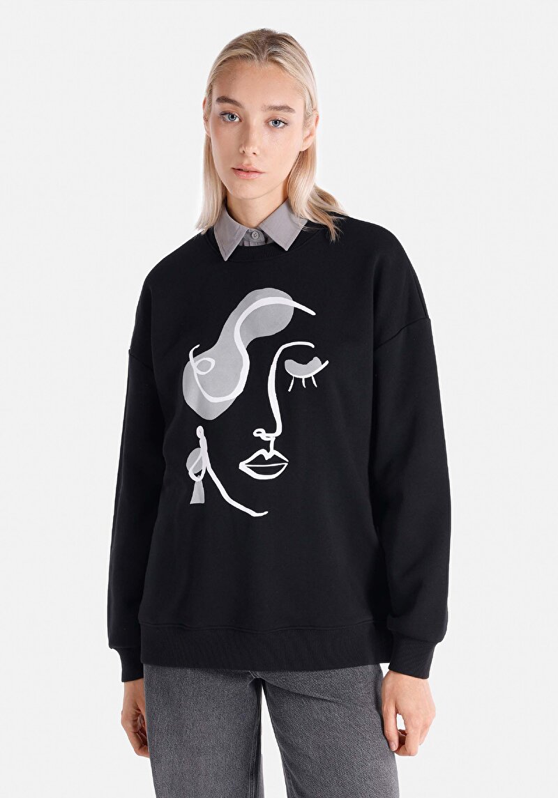 Зображення Толстовка Жіноча Чорна Cl1065918