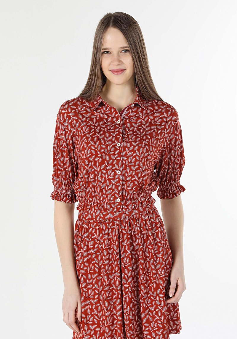 Показати інформацію про Футболка З Коротким Рукавом Жіноча Коричнева  Cl1059004