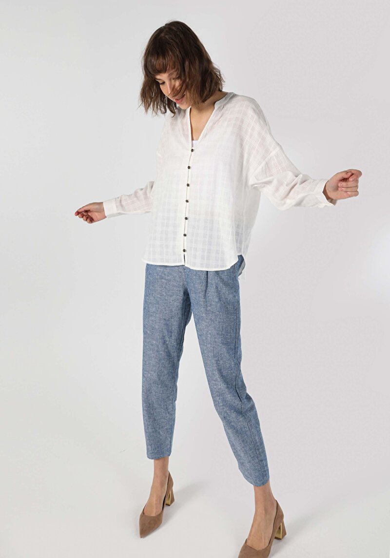 Показати інформацію про Сорочка З Довгим Рукавом Жіноча Біла  Cl1063171