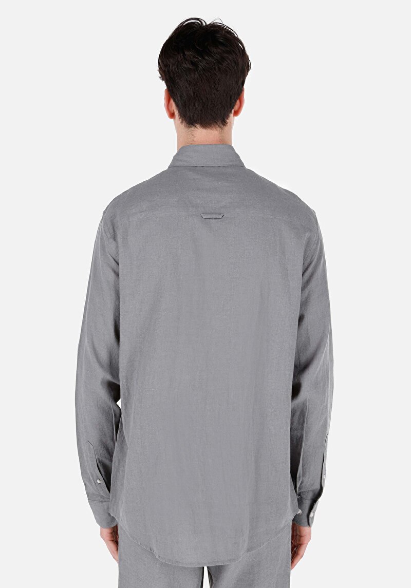 Показати інформацію про Сорочка З Довгим Рукавом Чоловіча Зелена  Cl1068759