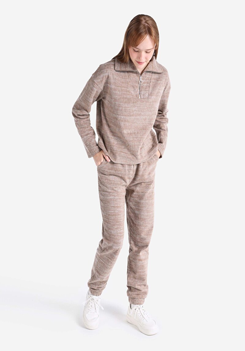 Показати інформацію про Футболка З Довгим Рукавом Жіноча Коричнева  Cl1066040