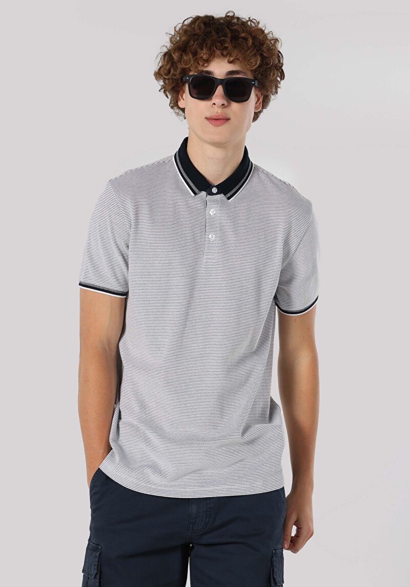 Показати інформацію про Поло З Коротким Рукавом Чоловіче Синє  Cl1063176