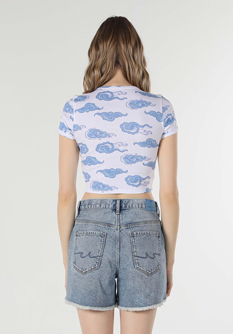 Показати інформацію про Футболка З Коротким Рукавом Жіноча Біла  Cl1059038