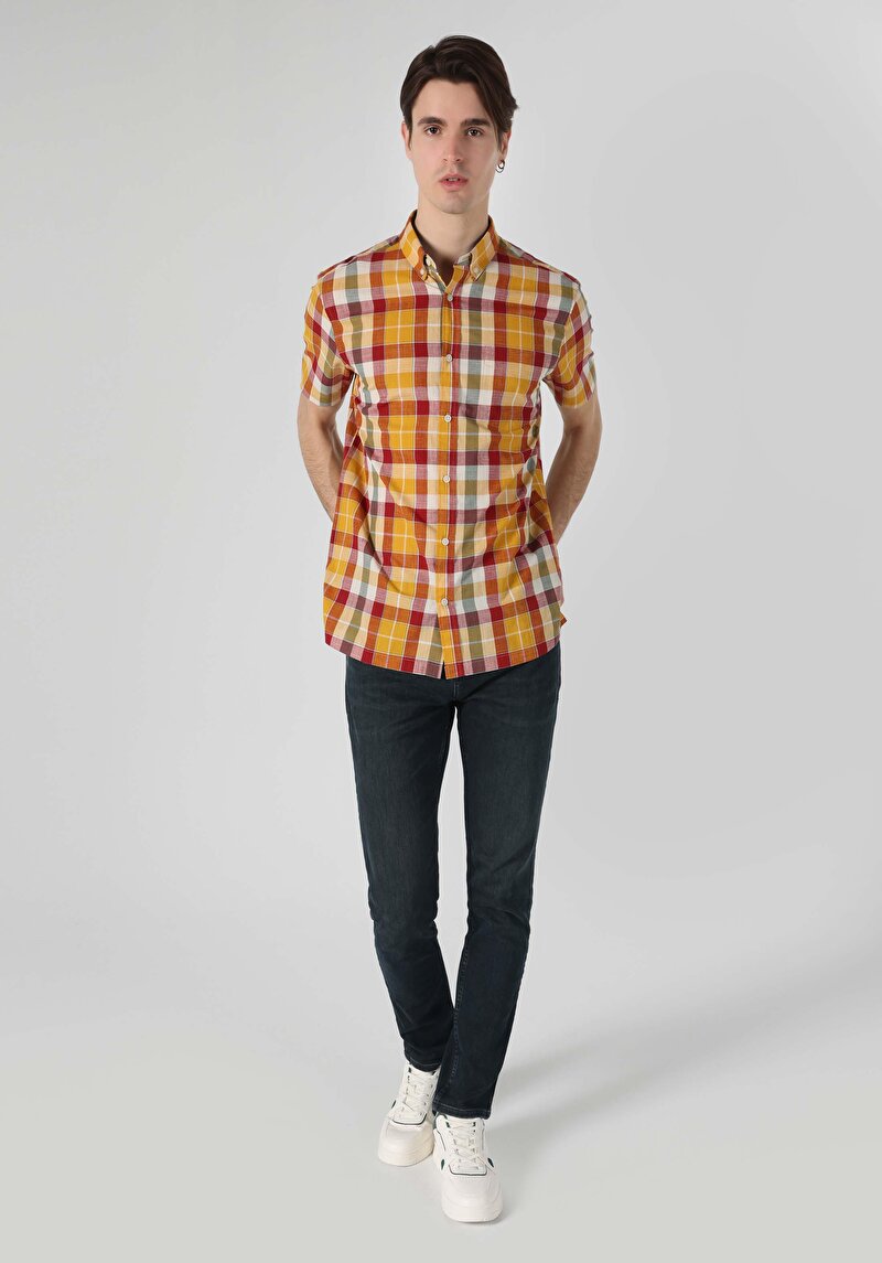 Показати інформацію про Сорочка З Коротким Рукавом Чоловіча Мультіколор  Cl1063182