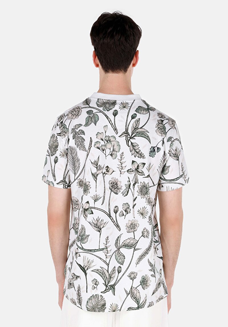 Показати інформацію про Футболка З Коротким Рукавом Чоловіча Бежева  Cl1068822