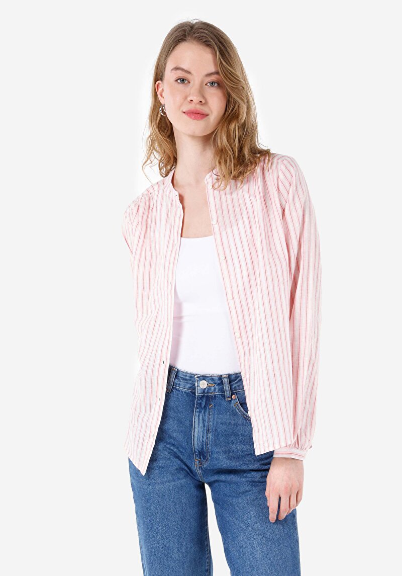 Зображення Сорочка З Довгим Рукавом Жіноча Рожева Cl1068908