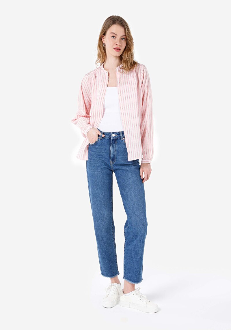 Показати інформацію про Сорочка З Довгим Рукавом Жіноча Рожева  Cl1068908