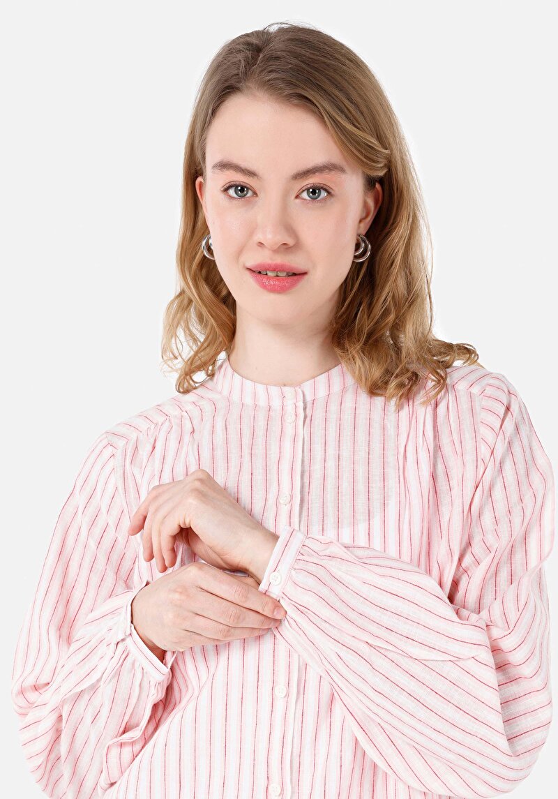 Показати інформацію про Сорочка З Довгим Рукавом Жіноча Рожева  Cl1068908